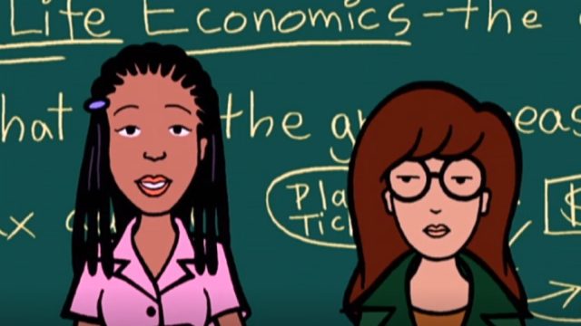 Daria and Jodie on MTV's animated show
