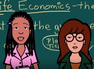 Daria and Jodie on MTV's animated show