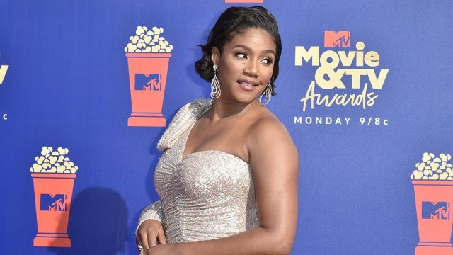 Tiffany Haddish on the MTV movie awards red carpet