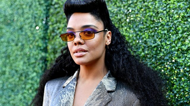 Tessa Thompson attends the 2019 MTV Movie and TV Awards
