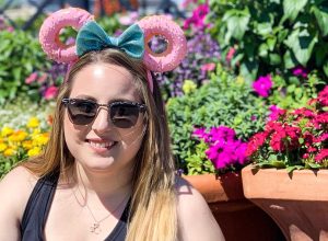 woman on a solo disney vacation