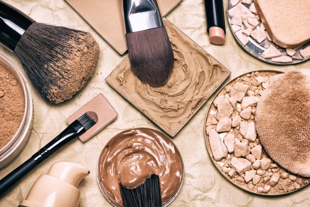 Professional makeup shop products