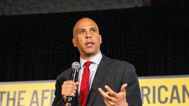Democratic presidential candidate Sen. Cory Booker