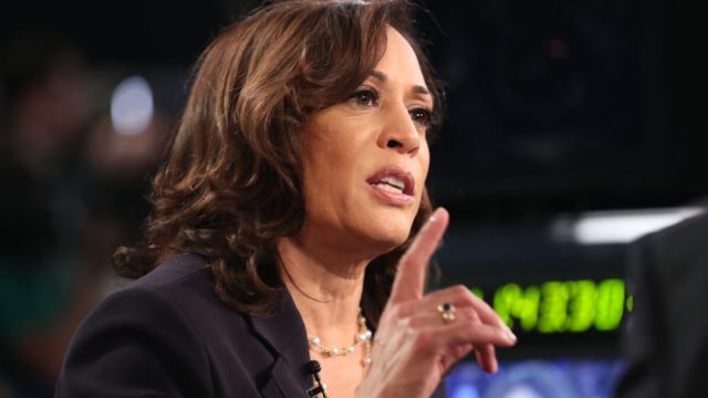 Kamala Harris at the first 2020 presidential debate.