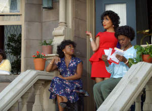 A screenshot from the "A Black Lady Sketch Show" trailer.