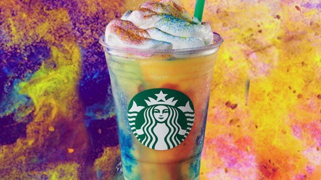 starbucks tie dye frappuccino