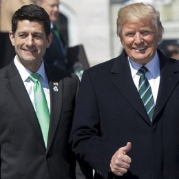 President Donald Trump and former Speaker of the House Paul Ryan