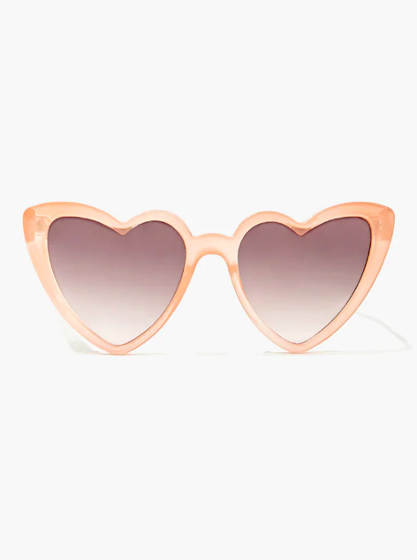 Forever 21 heart-shaped sunglasses