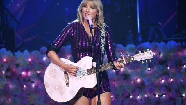 Taylor Swift performs onstage at the Prime Day concert