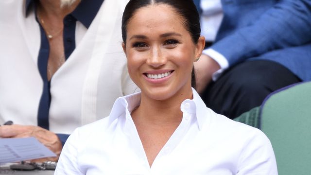 Meghan Markle attends Wimbledon