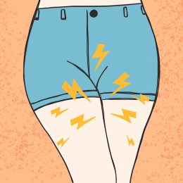 thigh-chafing products illustration
