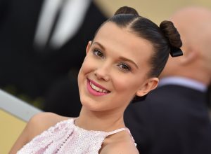 Millie Bobby Brown hair style on the red carpet