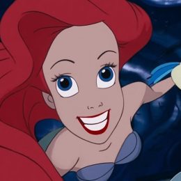 The Little Mermaid Ariel with Flounder