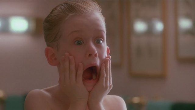 Home Alone Kevin McCallister scream