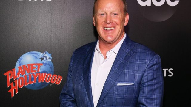 Sean Spicer on red carpet for Dancing With The Stars