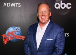 Sean Spicer on red carpet for Dancing With The Stars