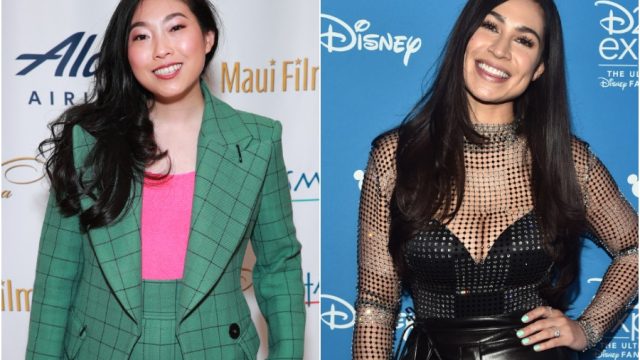 awkwafina and cassie steele in disney raya and the last dragon