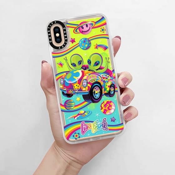 lisa frank iphone case with aliens on it