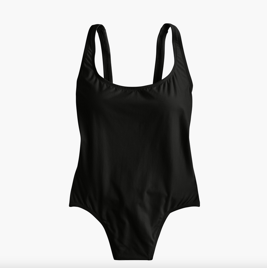 Black J.Crew one-piece bathing suit