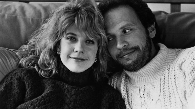 Publicity still of Meg Ryan and Biily Crystal from When Harry Met Sally