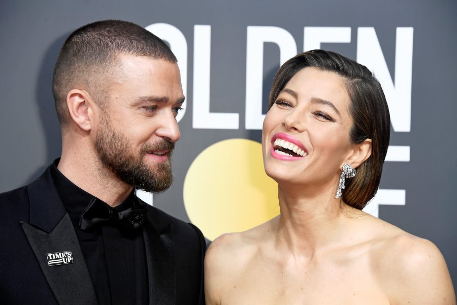 Jessica Biel Dressed Up As Justin Timberlake From The NSYNC Days For  Halloween