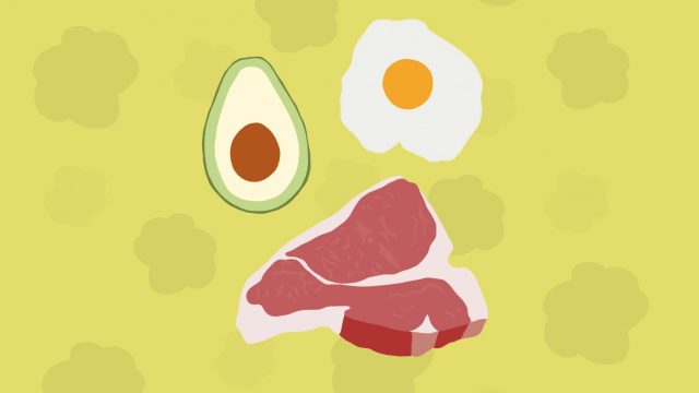 illustration of keto breath