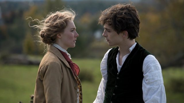 little women saorsie ronan and timothee chalamet movie