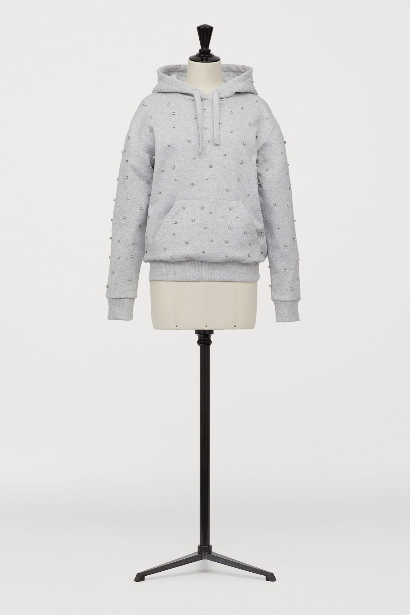 h&m hoodie with rhinestones
