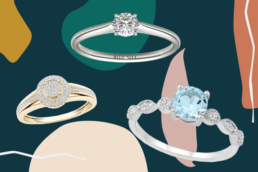 Kay jewelers engagement store rings under 500