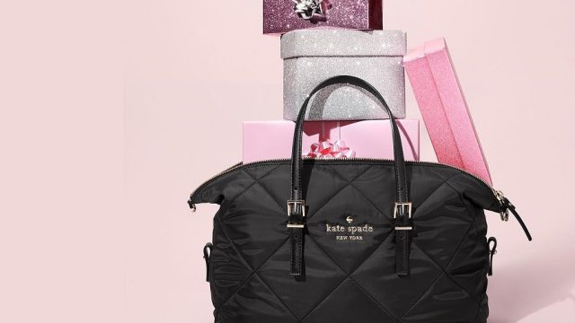 kate spade bag with presents