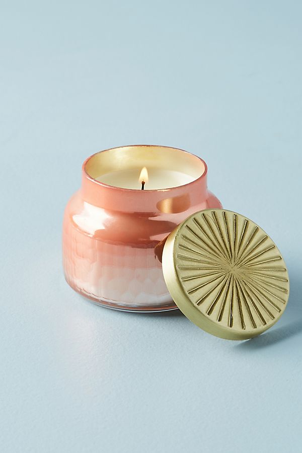mini capri blue candle from anthropologie gift guide