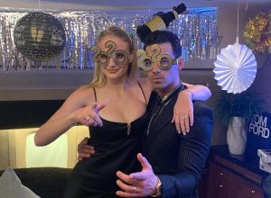 sophie turner and joe jonas celebrate new year's eve
