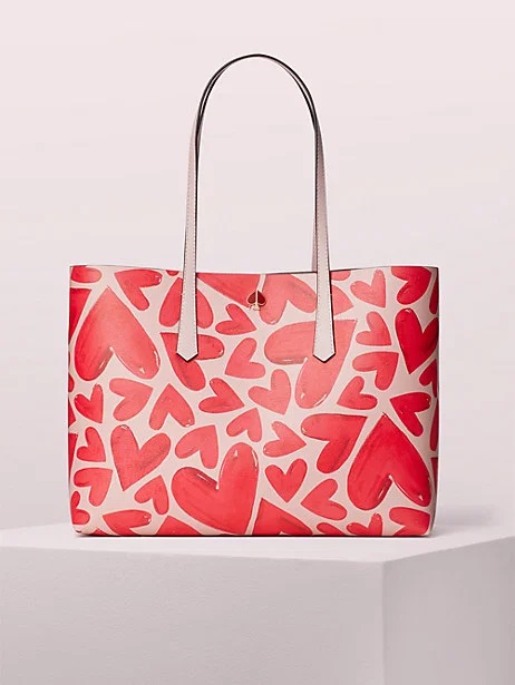 kate spade tote with hearts