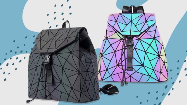 Simple and multifunctional geometric luminous wallet handbag fragment new