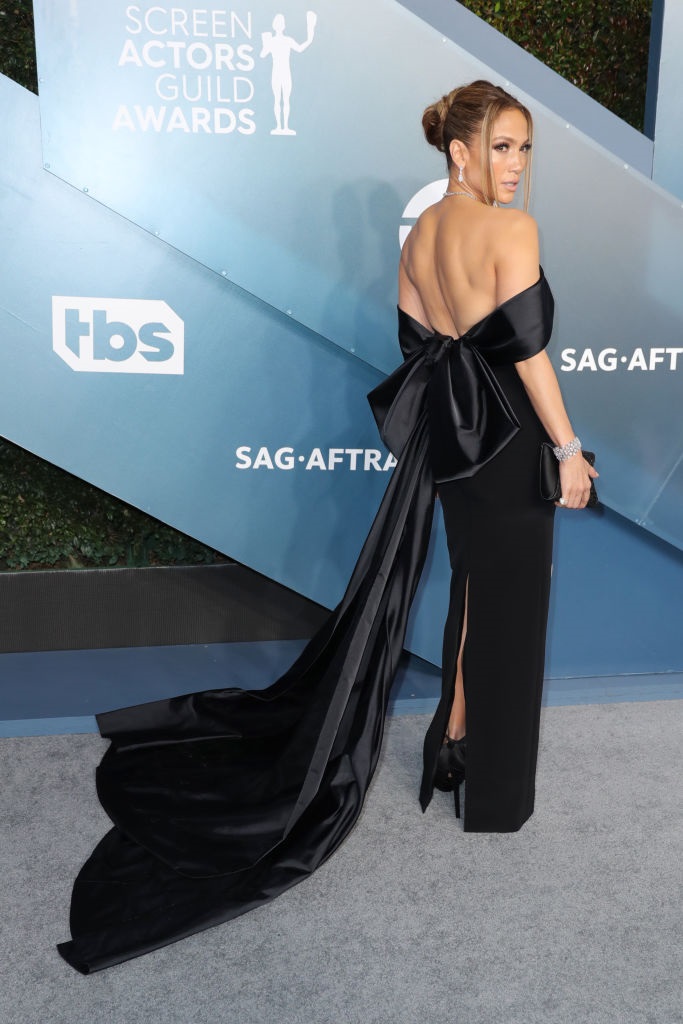 Millie Bobby Brown Wears White Dress & Pants Combo at SAG Awards 2020, 2020 SAG Awards, Millie Bobby Brown, SAG Awards