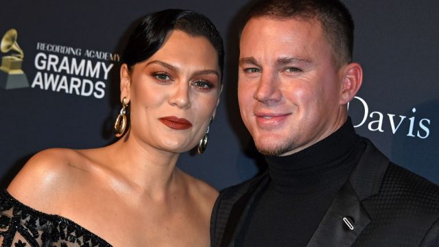 channing tatum and jessie j at the 2020 grammys