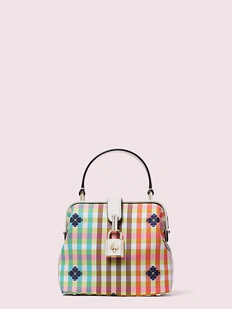 remedy top handle kate spade bag in plaid