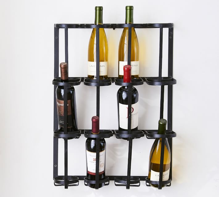iron anniversary wine rack