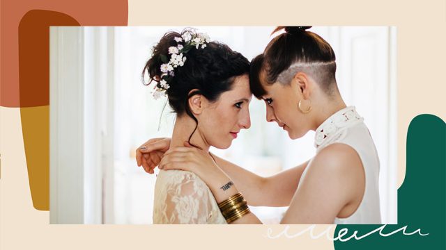 Couple getting married