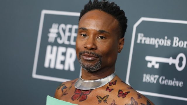 billy porter dress on the red carpet