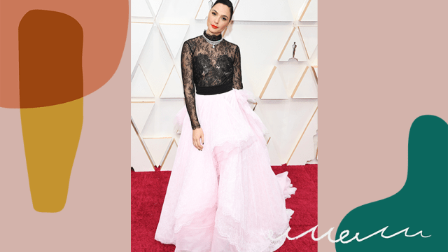 gal gadot oscars makeup, gal gadot oscars lipstick revlon