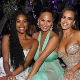 2020 oscars after-party fashion, chrissy teigen, gabrielle union, and jessica alba