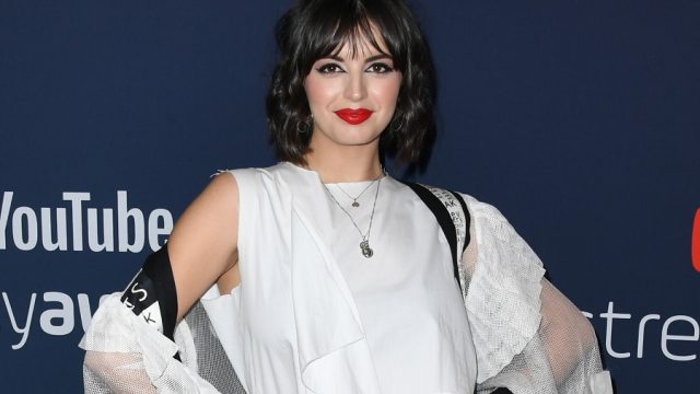 rebecca black at the 9th anniversary of "Friday" for YouTube