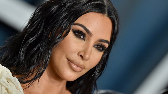 kim kardashian west at the oscars after party