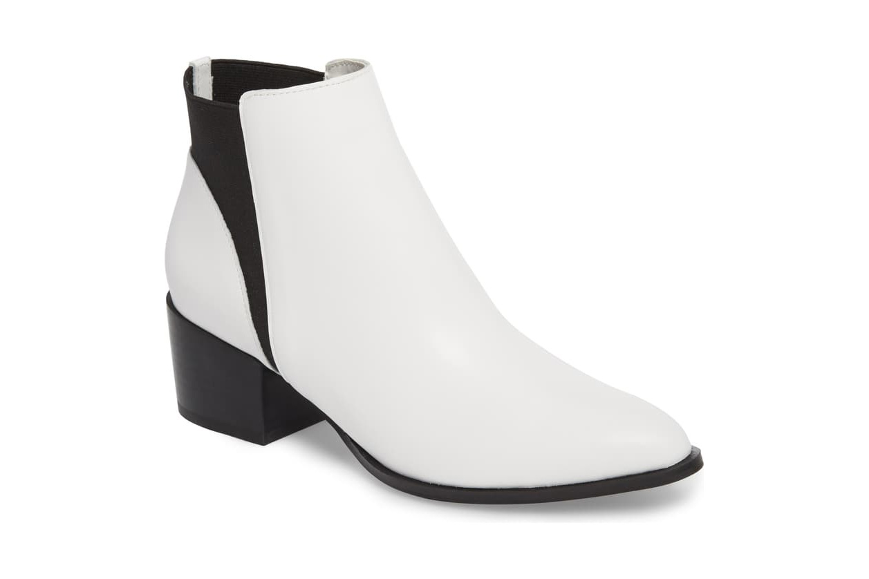Cute White Boots - Ankle Boots - Faux Leather Ankle Booties - Lulus