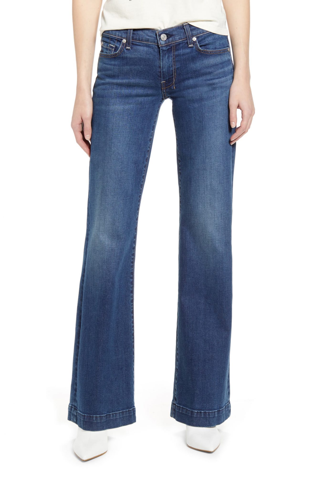 low-rise jeans