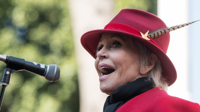 jane fonda fire drill fridays, virtual protests