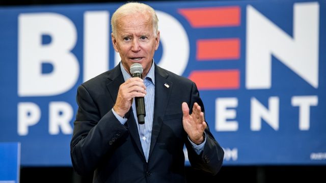 joe biden campaigning for president