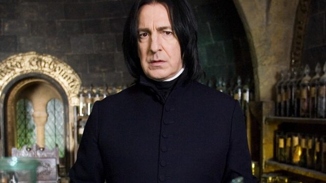 alan rickman as snape in harry potter
