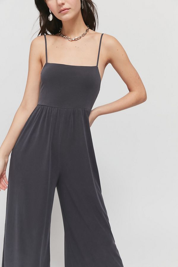 urban outfitters cozy gray jumpsuit on sale